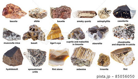 collection of various brown raw stones with names collection of various brown raw stones with names 85056050