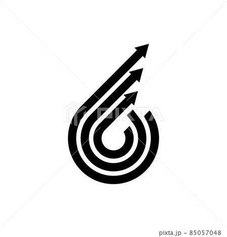 Arrow logo template 85057048