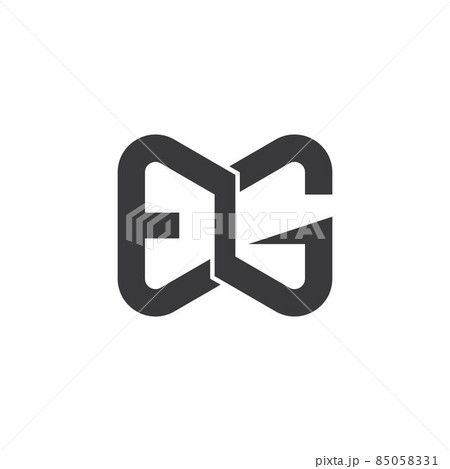 Initial e with g logo icon 85058331