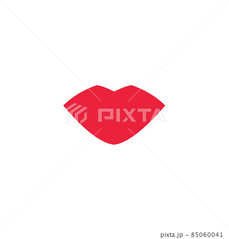 lips red icon,kiss vector illustration 85060041