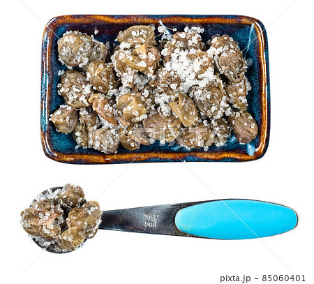set of capers salted with sea salt cutout set of capers salted with sea salt cutout 85060401