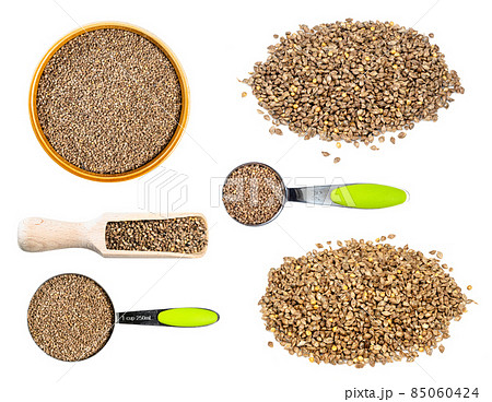 set of various barnyard millet seeds cutout set of various barnyard millet seeds cutout 85060424