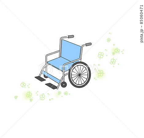 車椅子のイラストのイラスト素材