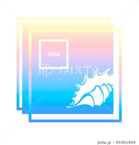 Vector modern abstract template 85061909