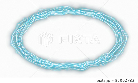 CGレーザー　捻じれた楕円形のレーザーフレーム 85062732