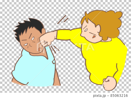 躁状態　興奮して看護師を殴ってしまう女性 85063216