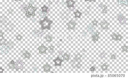 CGスター　多数のカラフルなスターの背景素材 85065070