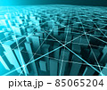 ビル街のネットワークイメージ ビル街のネットワークイメージ 85065204