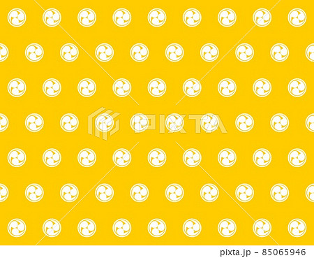 左三つ巴模様 和風背景素材 左三つ巴模様 和風背景素材 85065946