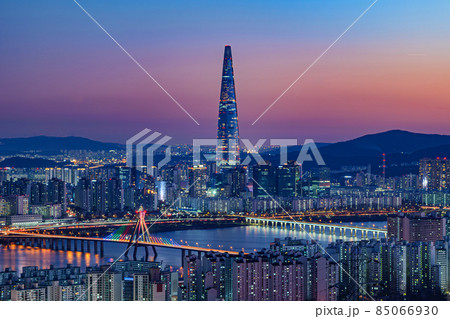 ソウル 夜景 都市 85066930