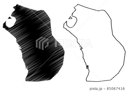 Al Hudaydah City (Republic of Yemen) map vector illustration, scribble sketch City of Hodeda, Hodeida, Hudaida or Hodeidah map 85067416
