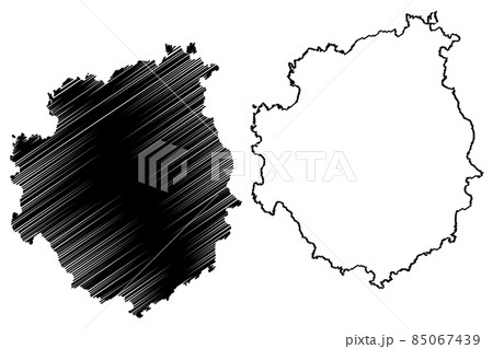 Brava municipality (Republic of Cabo Verde, concelhos, Cape Verde, Brava island, archipelago) map vector illustration, scribble sketch Brava map 85067439