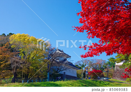 秋の仙台城址 85069383