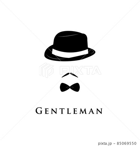 Gentleman on white background. 85069550