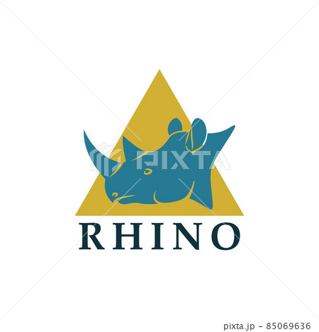 Rhino logotype. Vector illustration. 85069636