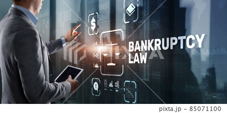 Bankruptcy law concept. Insolvency law. Company has problems Bankruptcy law concept. Insolvency law. Company has problems 85071100