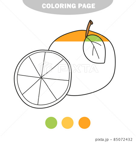 How to draw an orange EASY step by step for kids, beginners, children  (update) - YouTube