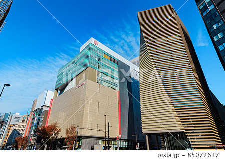 東京 中央区 銀座4丁目の都市風景 東京 中央区 銀座4丁目の都市風景 85072637