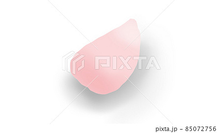 舞い落ちる花びら1枚のイラストのイラスト素材 [85072756] - PIXTA