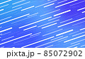 斜めラインやスピードの抽象的背景イメージ　青 85072902
