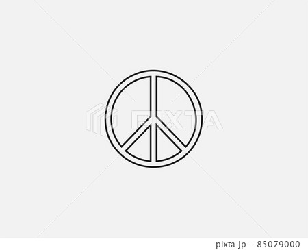 Gesture, peace icon. Vector illustration. Flat design. 85079000