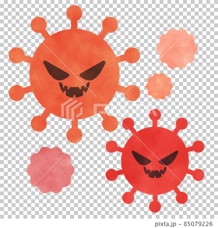 Virus illustration material 85079226