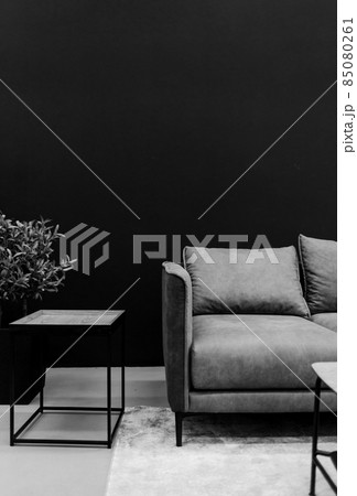 modern black leather sofa modern black leather sofa 85080261