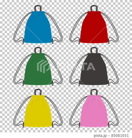Knapsack illustration set Knapsack illustration set 85081031