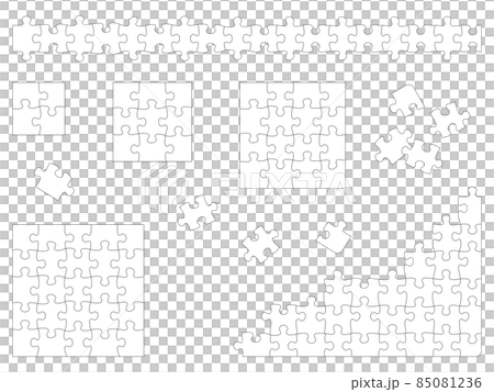 白色拼圖變化 85081236