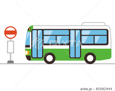 路線バスとバス停 路線バスとバス停 85082944