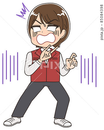 電気屋・ゲームセンター店員の女性 電気屋・ゲームセンター店員の女性 85084398