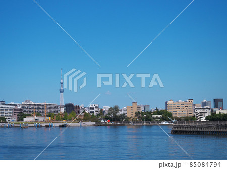 東京スカイツリーを望む風景/晴海地区から 東京スカイツリーを望む風景/晴海地区から 85084794
