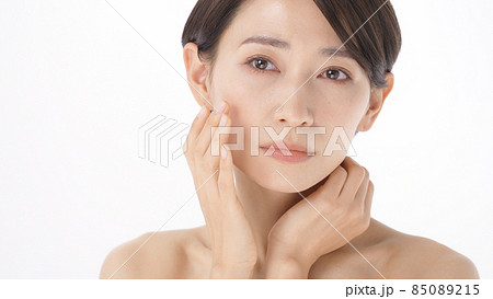 ビューティーイメージ 悩む トラブル ミドル女性 ビューティーイメージ 悩む トラブル ミドル女性 85089215