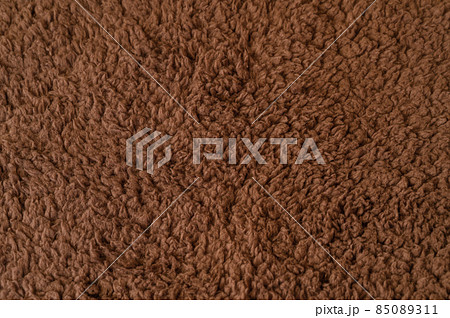 濃い茶色のボア生地 85089311