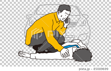 車で人身事故を起こすドライバー 85089699