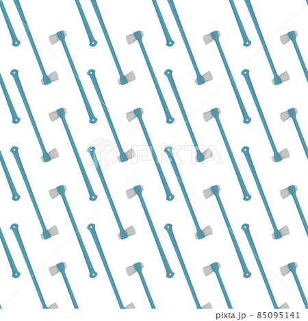 Illustration on theme pattern steel axes with wooden handle 85095141