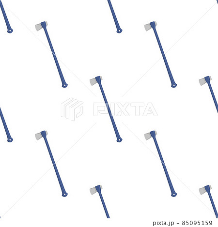 Illustration on theme pattern steel axes with wooden handle 85095159