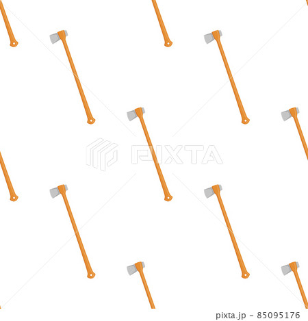 Illustration on theme pattern steel axes with wooden handle Illustration on theme pattern steel axes with wooden handle 85095176