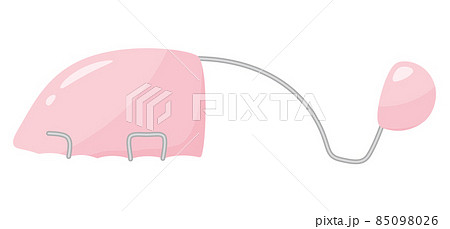 口唇口蓋裂_バルブ型スピーチエイドのイラスト_構音障害 85098026