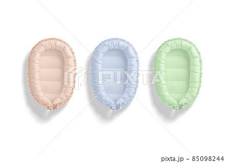 Blank colored babynest lounger mock up, top view Blank colored babynest lounger mock up, top view 85098244