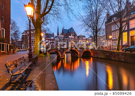 Amsterdam canal Leidsegracht Amsterdam canal Leidsegracht 85099426