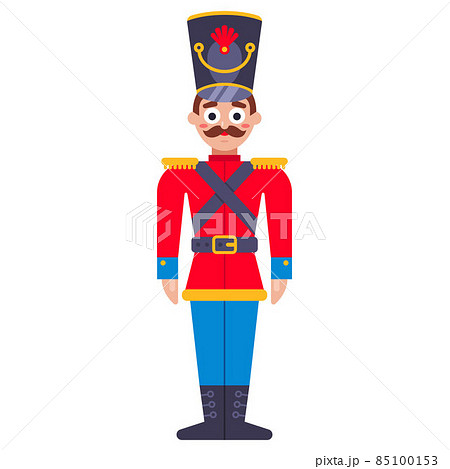 character officer in traditional military clothing of the 19th century. wooden soldier. 85100153
