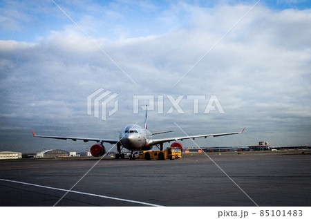 Plane Airbus A330-200 Aeroflot - Russian Airlines at Sheremetyevo airport in Moscow. 85101483