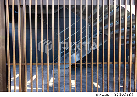 Staircase and fence. 85103834