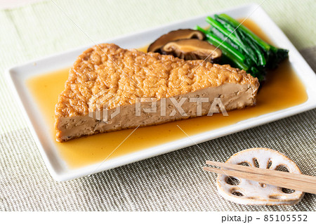 厚揚げの煮物・甘辛く炊いてしっかり味付け 85105552