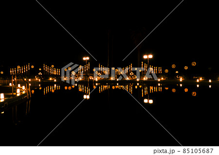 高知県芸西村の竹灯り 85105687