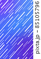 斜めラインやスピードの抽象的背景イメージ　青 85105796