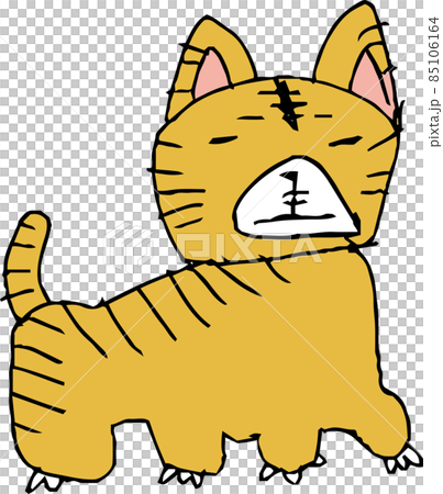 下手な虎の絵 子供の落書き 寅年のイラスト素材 [85106164] - PIXTA