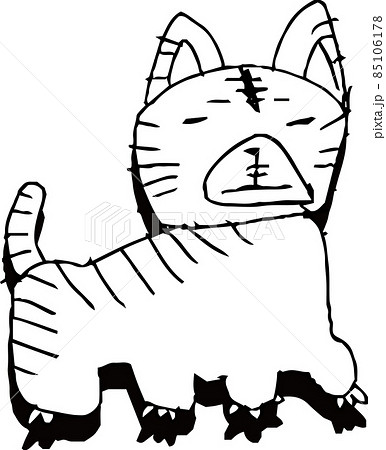 下手な虎の絵 子供の落書き 寅年 85106178