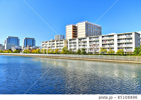 南開橋/汐浜運河周辺/深川ギャザリア方面を望む(東京都江東区)【2021.11】 南開橋/汐浜運河周辺/深川ギャザリア方面を望む(東京都江東区)【2021.11】 85108896